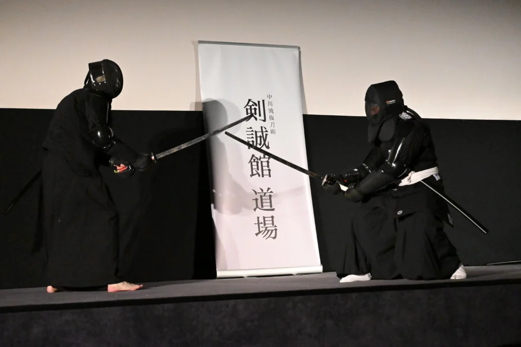 kenseikan grupa sparingowa, sparing kenjutsu