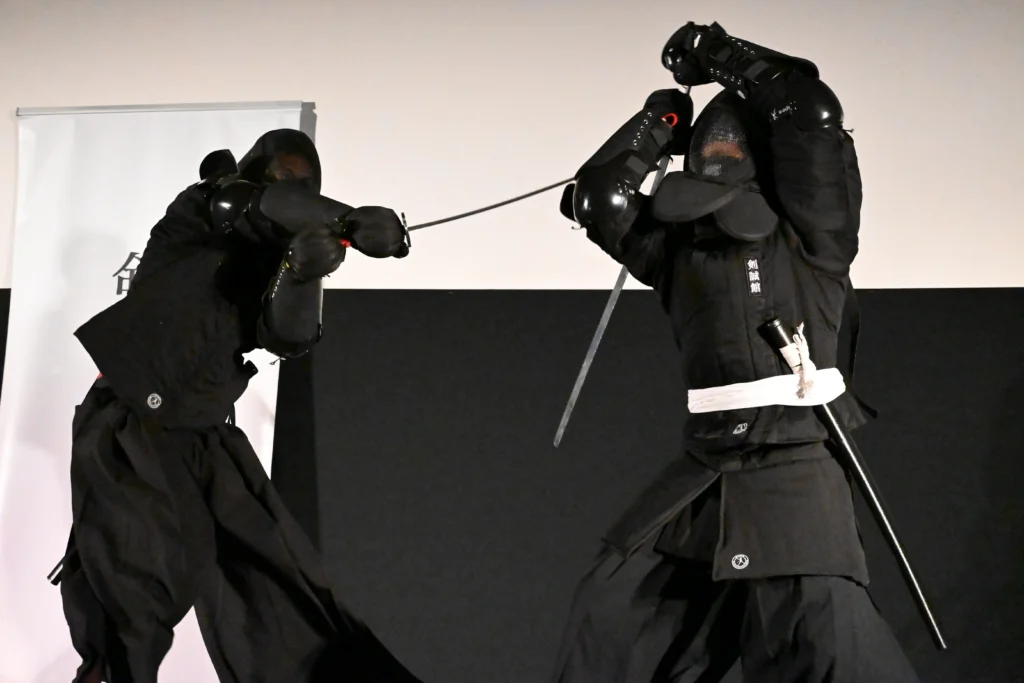 kenseikan grupa sparingowa, sparing kenjutsu